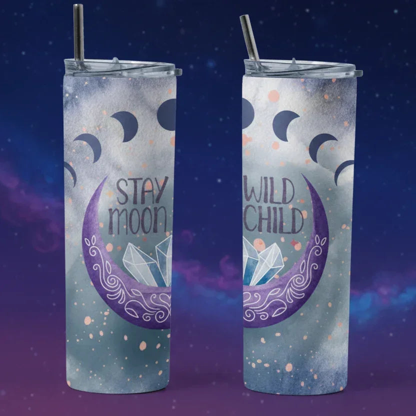 Stay Wild Moon Child Tumbler