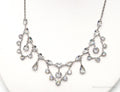 Antique Crystal Sterling Silver Necklace 16" | Jewelry > Necklaces > Pendants | Wiccan Center