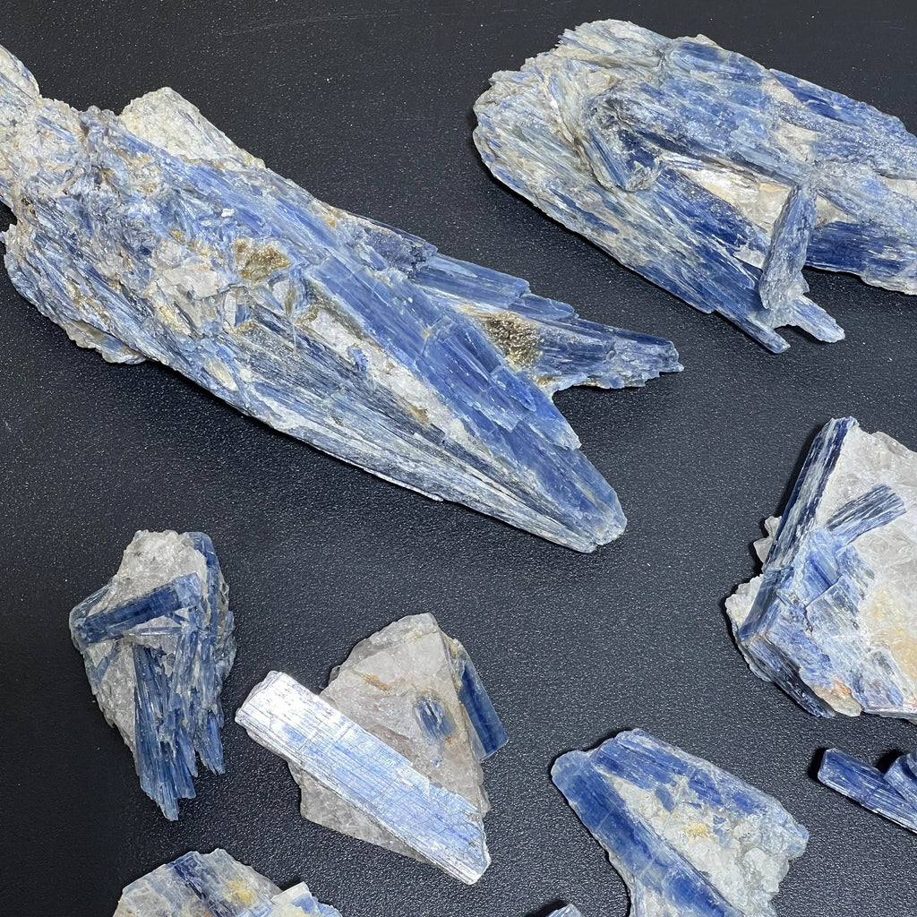Blue Kyanite Large Crystal (By The Piece Or 1 LB) Rough Raw Clusters In Matrix Bulk Wholesale | Home & Living > Home Decor > Home Accents > Rocks & Geodes | Wiccan Center
