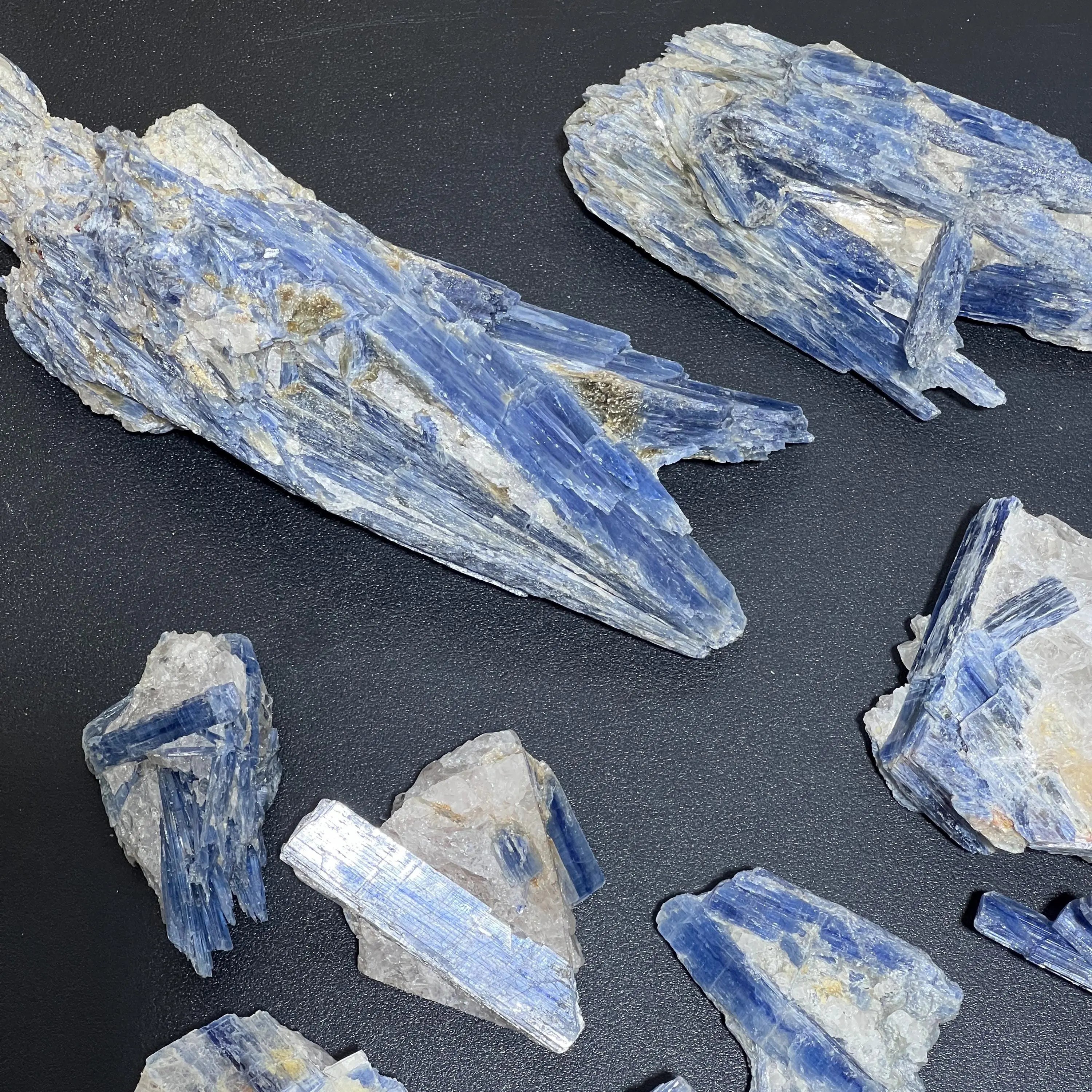Blue Kyanite Large Crystal (By The Piece Or 1 LB) Rough Raw Clusters In Matrix Bulk Wholesale | Home & Living > Home Decor > Home Accents > Rocks & Geodes | Wiccan Center