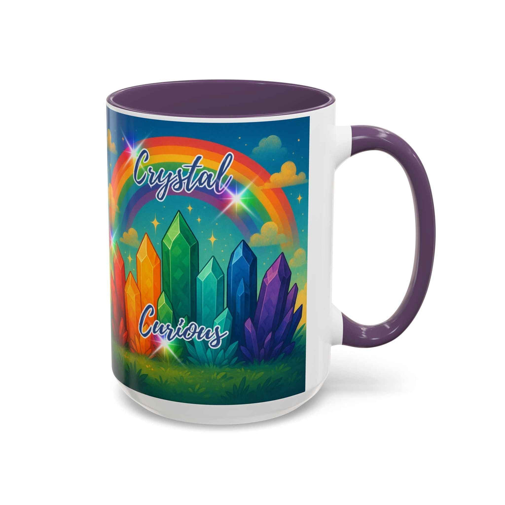 Coffee Mug - Rainbow Crystal Curious | Mug | Wiccan Center