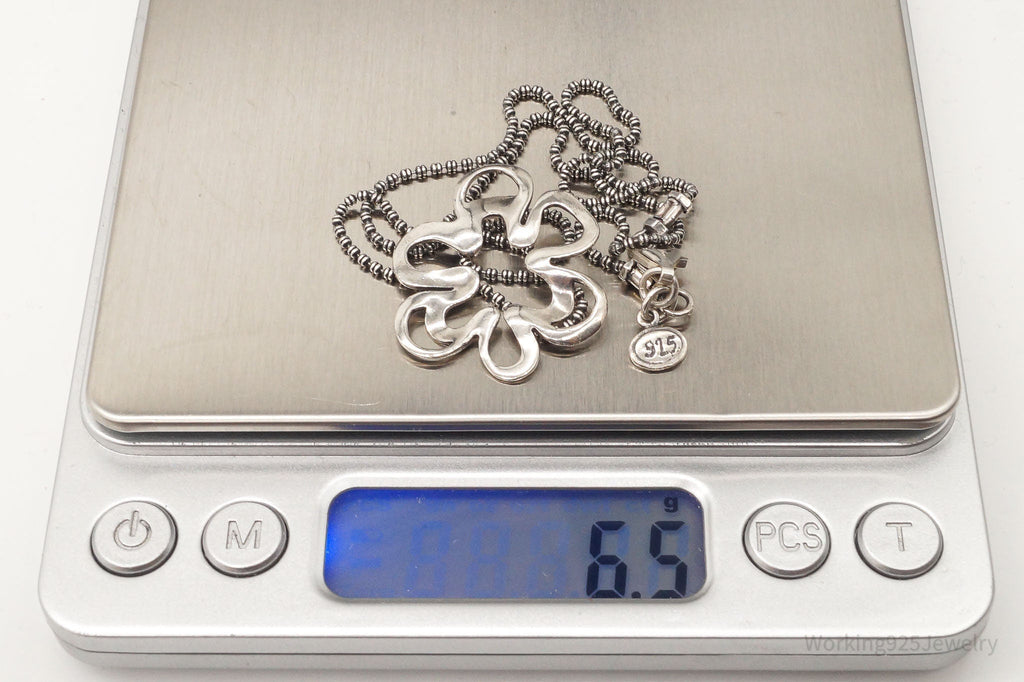 Vintage Designer Silpada Retired Flower Sterling Silver Necklace | Jewelry > Necklaces > Pendants | Wiccan Center