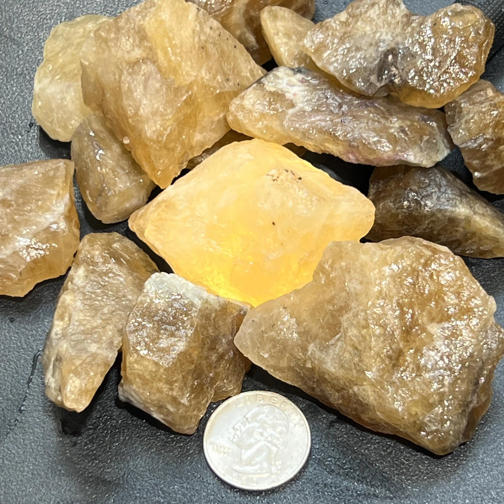 Citrine Crystal (Untreated) Rough Raw Stones (By The Piece or Pound) Wholesale | Home & Living > Home Decor > Home Accents > Rocks & Geodes | Wiccan Center