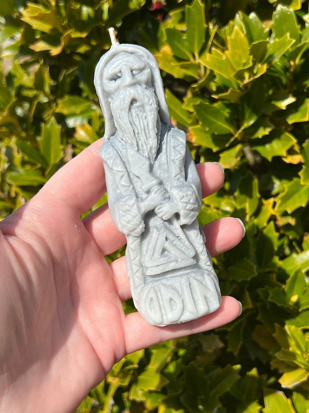 SPECIAL EDITION Odin Candle | Norse Pagan Viking God Shaman All Seeing Valhalla Runes Offering Ritual Figure Witchcraft Altar Deity Statue | | Wiccan Center