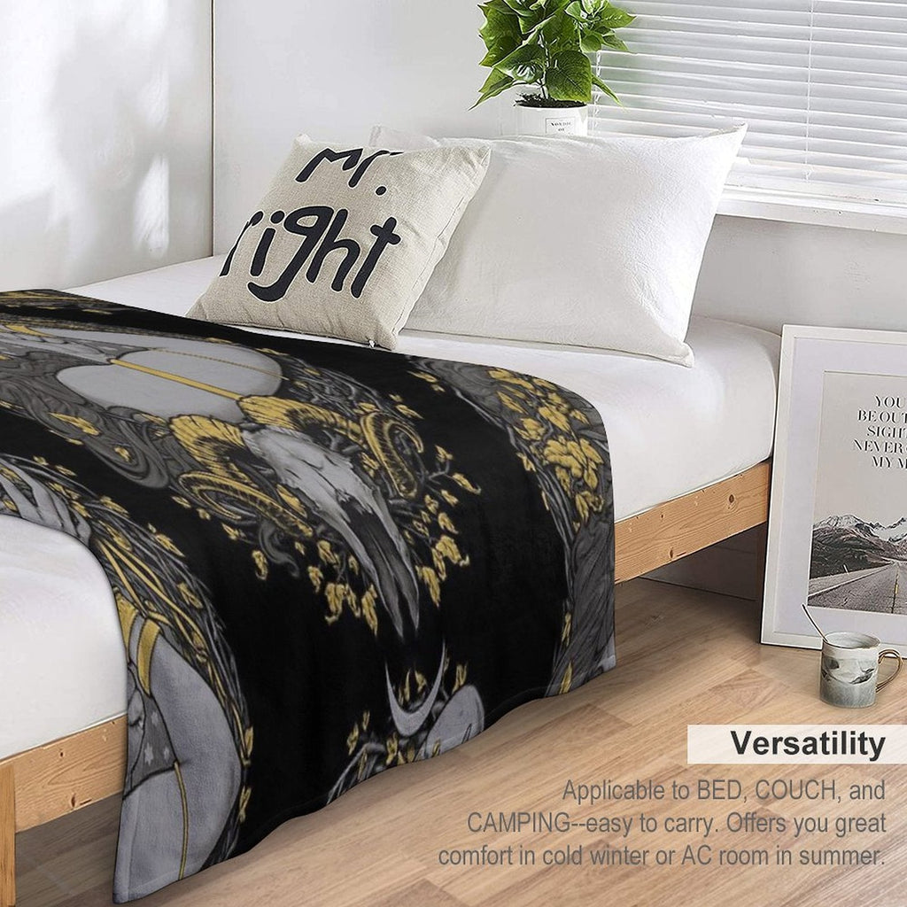 THE WITCH Travel-friendly Throw Blanket