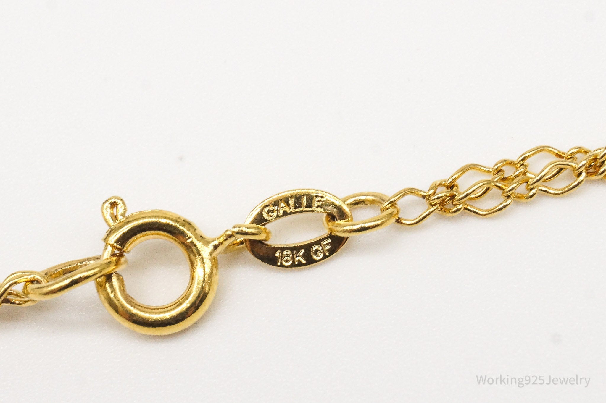 Vintage Galle 18K Yellow Gold Filled Heart Charms Necklace | Jewelry > Necklaces | Wiccan Center