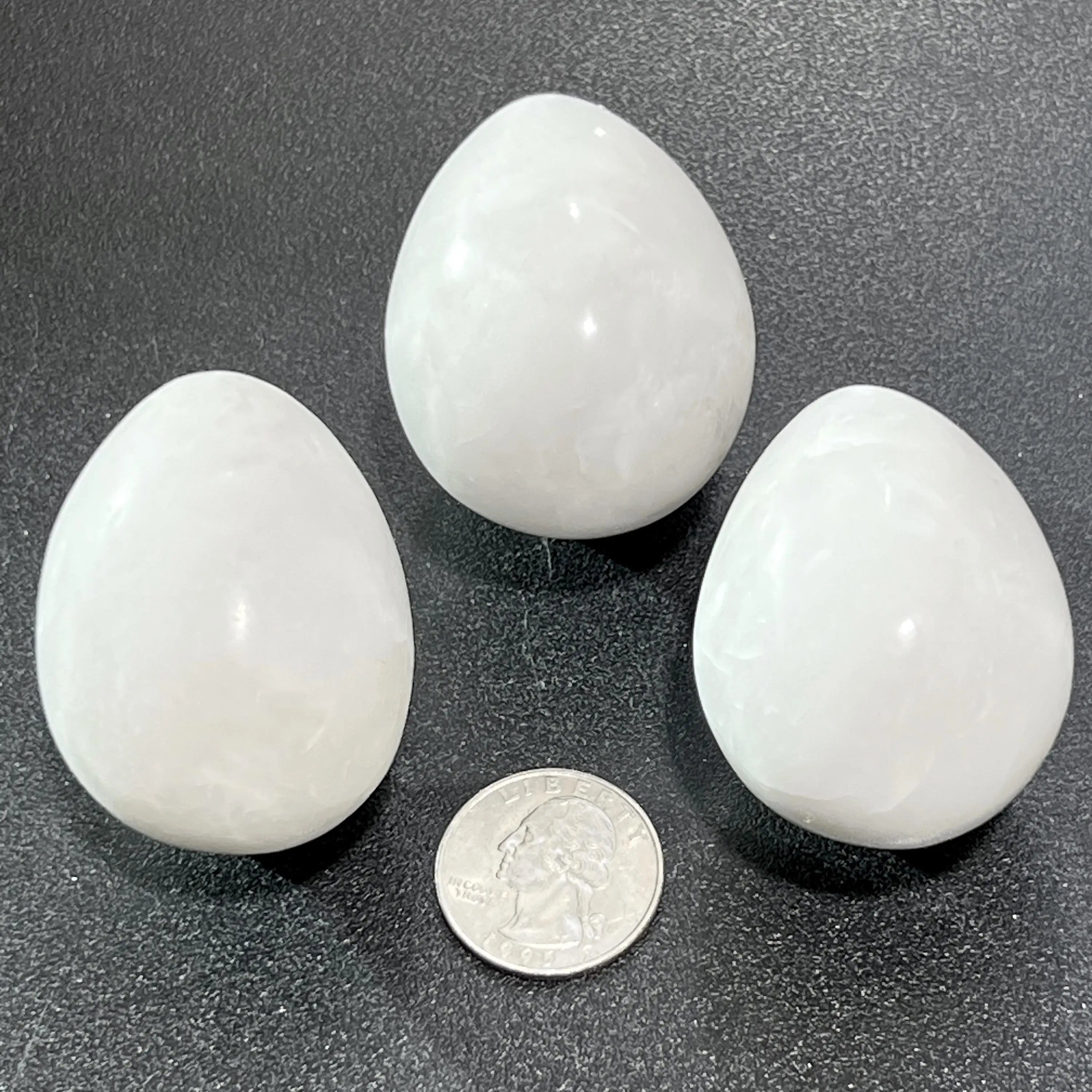 White Agate Crystal Egg Carving Wholesale Gemstone Decor Supply | Home & Living > Home Decor > Home Accents > Rocks & Geodes | Wiccan Center
