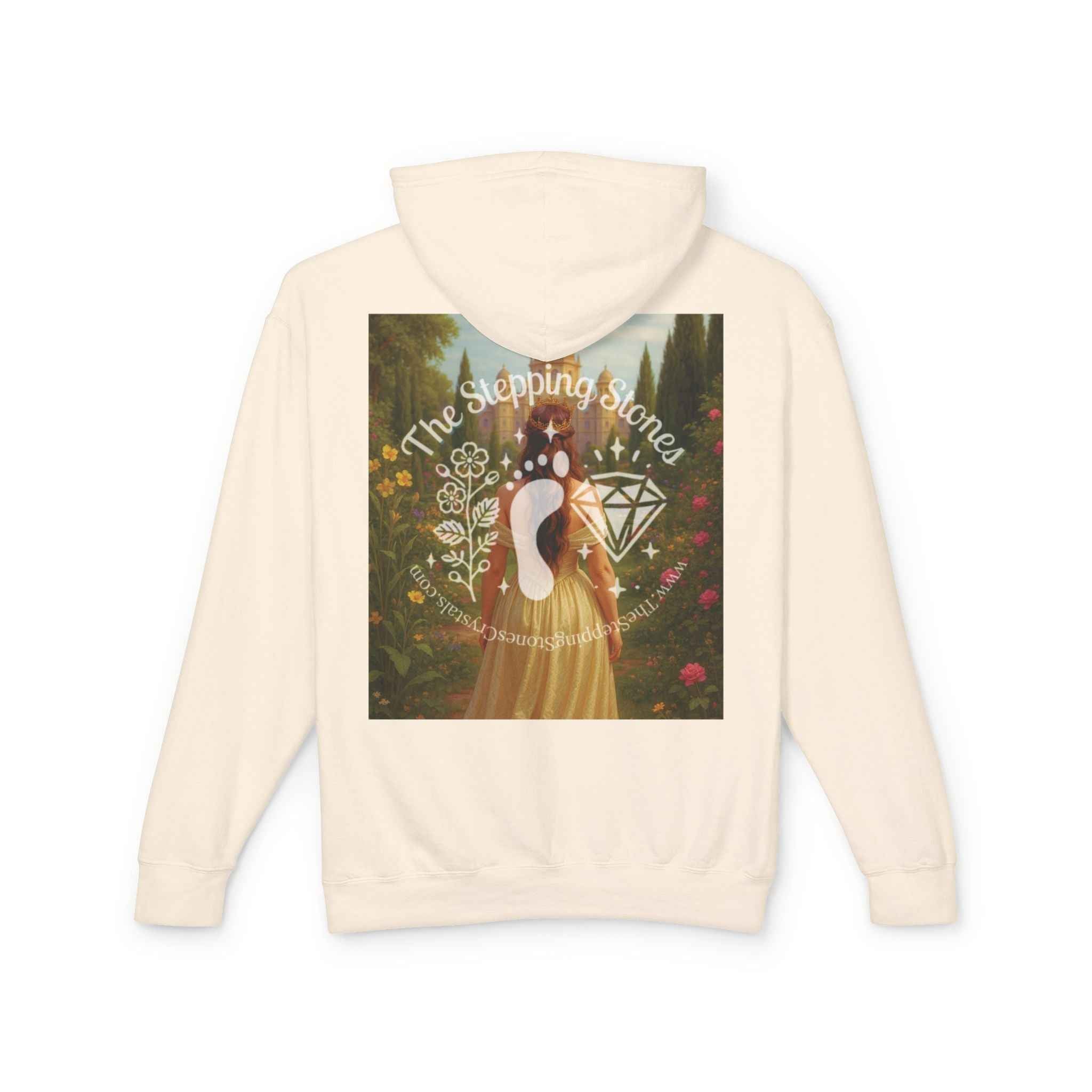 Empress Rhodonite Unisex Lightweight Hooded Sweatshirt | Hoodie | Wiccan Center