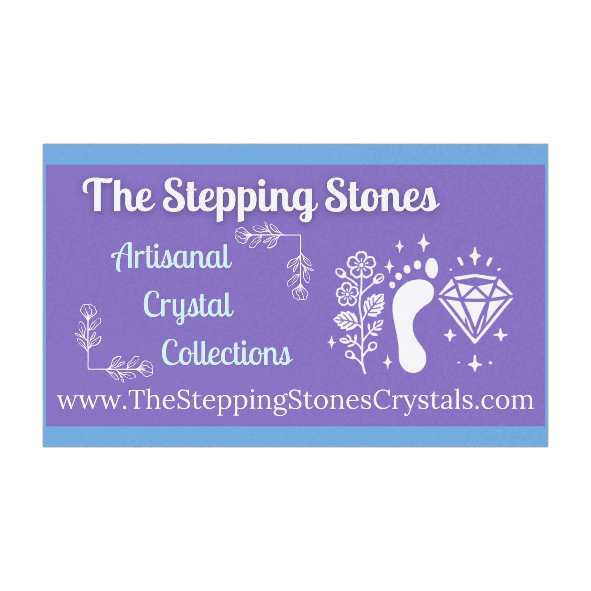 The Stepping Stones Car Magnets - One Mile at a Time (Purple) | Home Decor | Wiccan Center