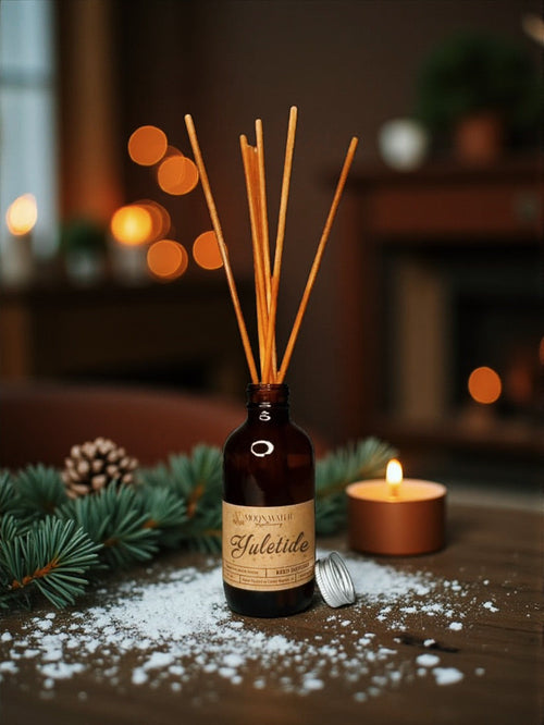 *YULETIDE* - REED DIFFUSER & ROOM SPRAY -- by Moon Water Apothecary | | Wiccan Center