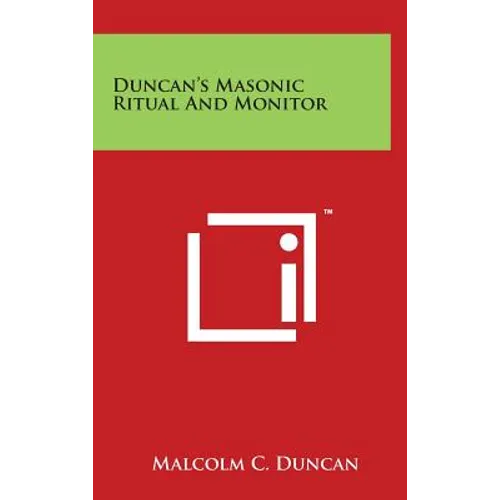 Duncan's Masonic Ritual and Monitor - Hardcover | Books | Wiccan Center
