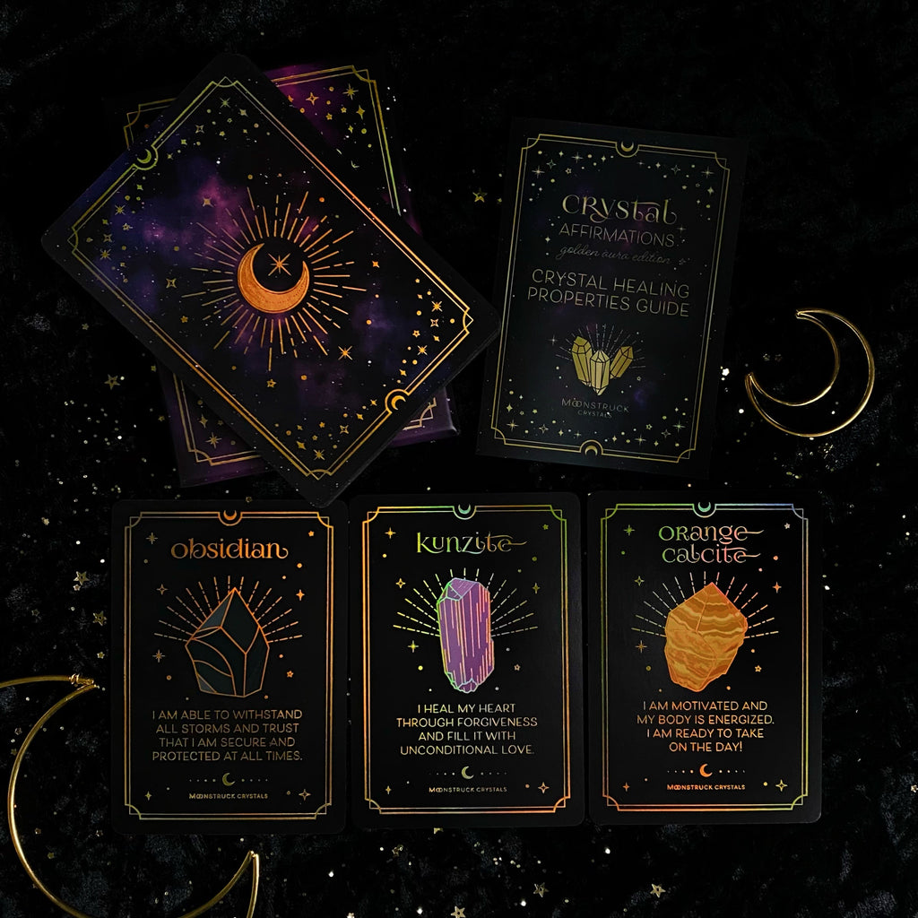 Gold Krystal Affirmations© Golden Aura Edition Card Deck