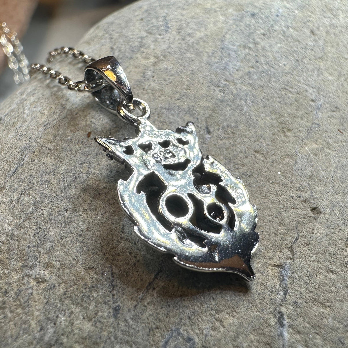 Petite Amethyst Scottish Luckenbooth Necklace | Pendant | Wiccan Center