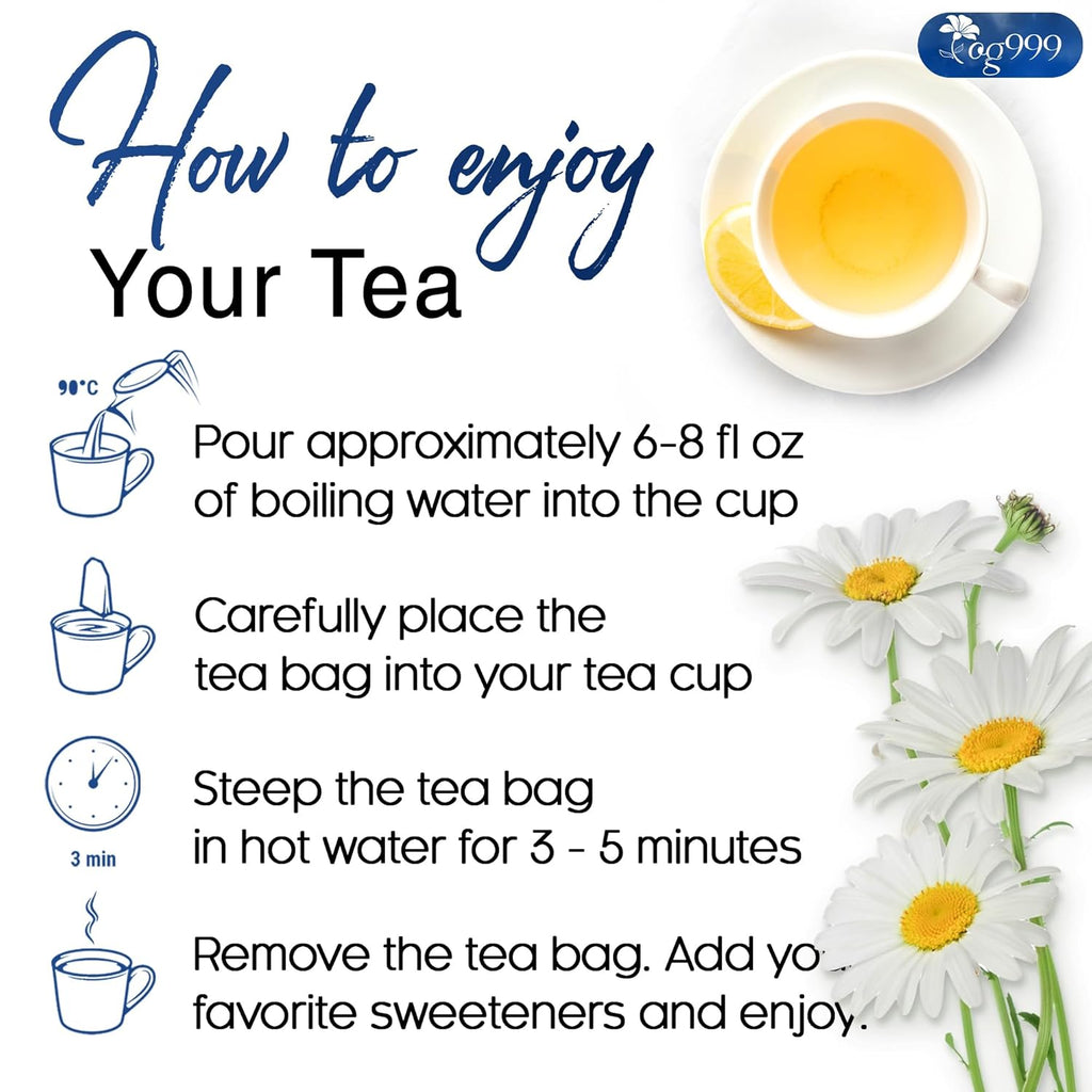 Premium Valerian Tea, Made From Valerian Root, Chamomile flower, Lavender flower Loose Leaf Herbal Tea. Made with Natural Material Tea Bags. No Sugar, No Caffeine, No Gluten, Vegan. | Tea | Wiccan Center