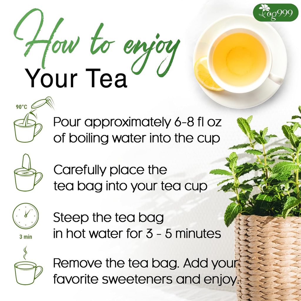 Premium Moroccan Mint Green Tea | Traditional Green Tea with Spearmint – Premium Quality Herbal Blend. | Tea | Wiccan Center