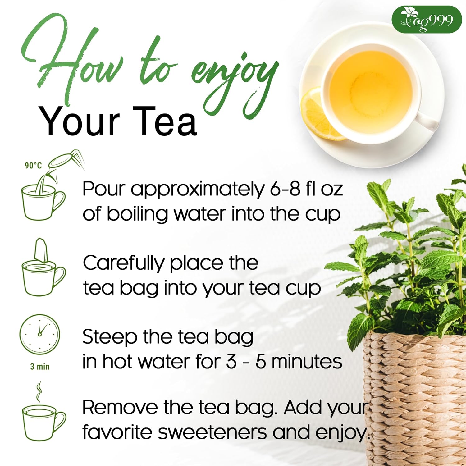 Premium Moroccan Mint Green Tea | Traditional Green Tea with Spearmint – Premium Quality Herbal Blend. | Tea | Wiccan Center