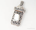 Vintage Large Mother Of Pearl Bali Inspired Sterling Silver Pendant | Jewelry > Necklaces > Pendants | Wiccan Center