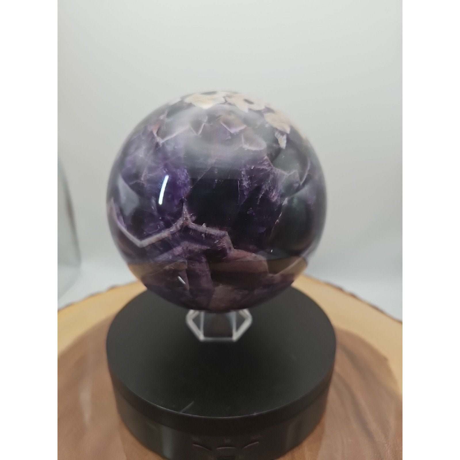 5.6LB Natural Dream Amethyst Sphere Quartz Crystal Ball | Crystal Spheres & Eggs | Wiccan Center