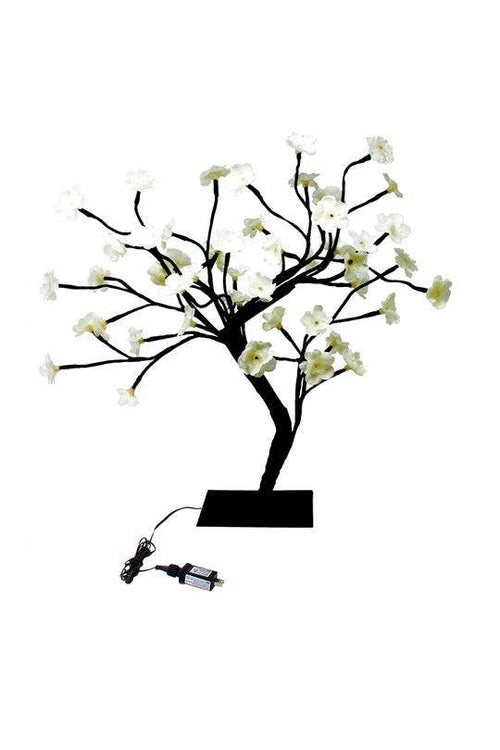 20" Table Top Cherry Blossom White - Warm White | Artificial Tree | Wiccan Center