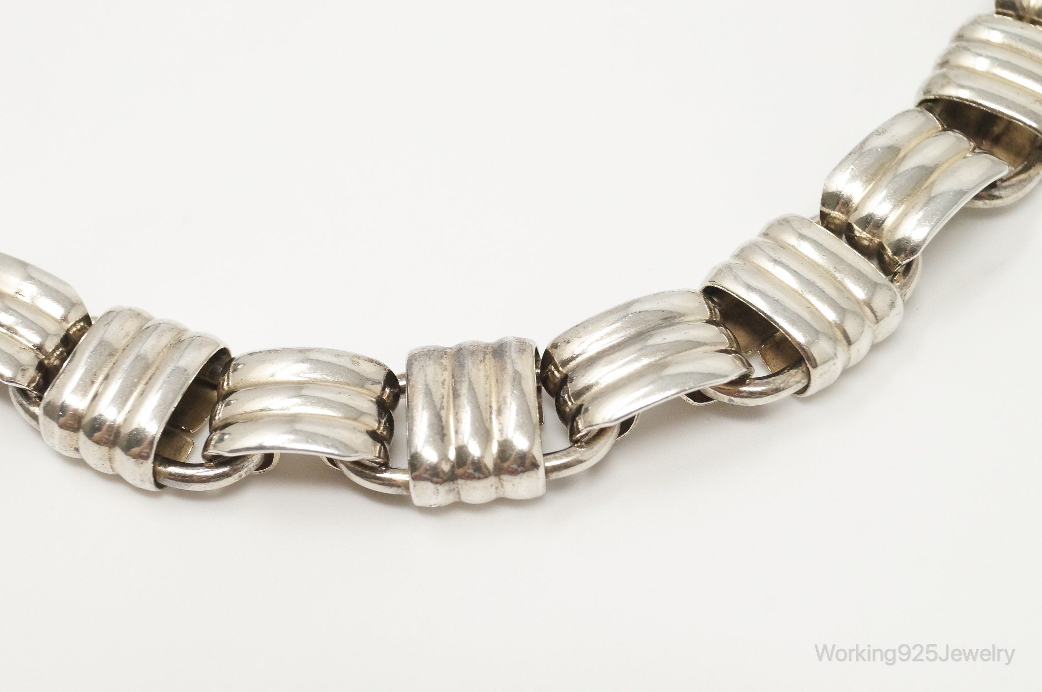 Vintage Designer Napier Sterling Silver Link Necklace | Jewelry > Necklaces > Pendants | Wiccan Center