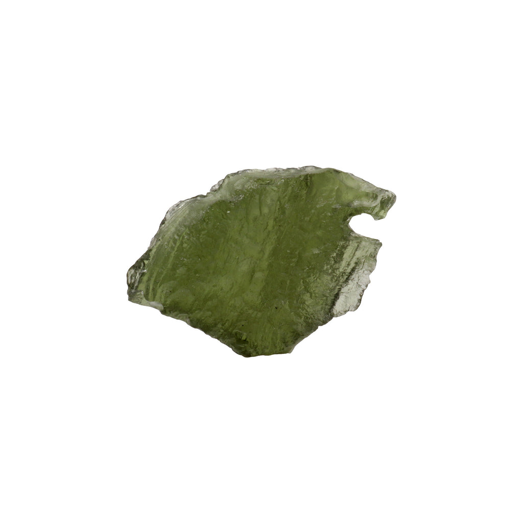 Moldavite Tektite Raw Nugget -Rugged & Glossy Half Dome | Crystals & Minerals > Specimens | Wiccan Center