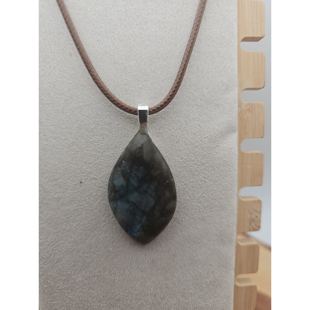 Labradorite Crystal Pendant 1 Each