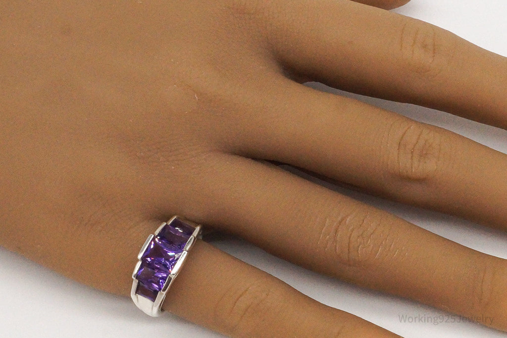 Vintage Amethyst Sterling Silver Ring - Size 6 | Jewelry > Rings | Wiccan Center