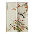 Chinese Fabric Door Partition Half Curtain Feng Shui