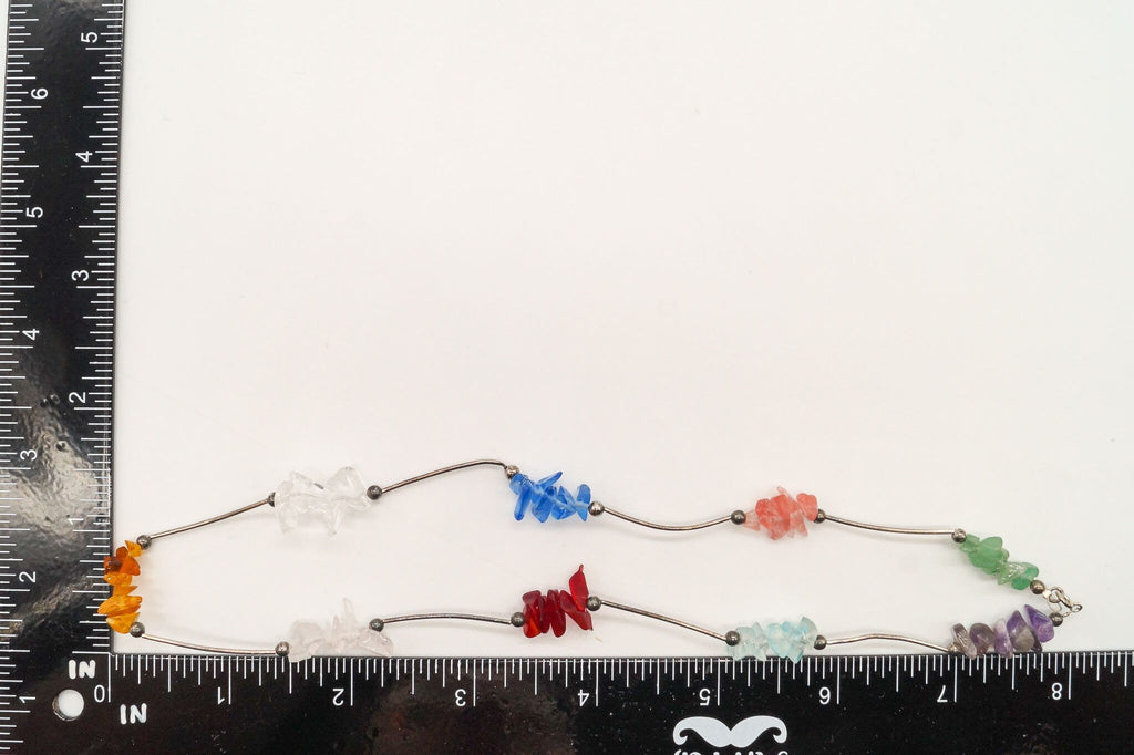 Vintage Multi Gemstone Sterling Silver Necklace | Jewelry > Necklaces > Pendants | Wiccan Center