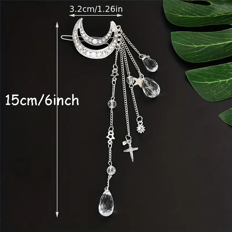 Crescent Moon Hair Clip