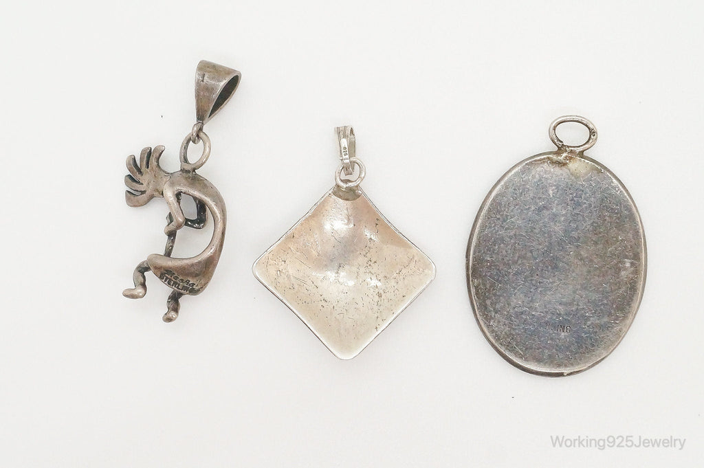 Vintage Native American Turquoise Sterling Silver Pendants | Jewelry > Necklaces > Pendants | Wiccan Center