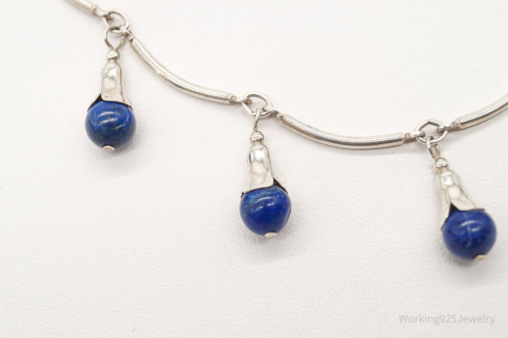 VTG Southwestern Carolyn Pollack Relios Lapis Lazuli Sterling Silver Necklace | Jewelry > Necklaces | Wiccan Center