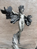 Morrigan the Celtic Goddess Statue | Mythological Deities Figurine | Myths and Legends Character | Mythic Altar Statue for Gothic Home Decor