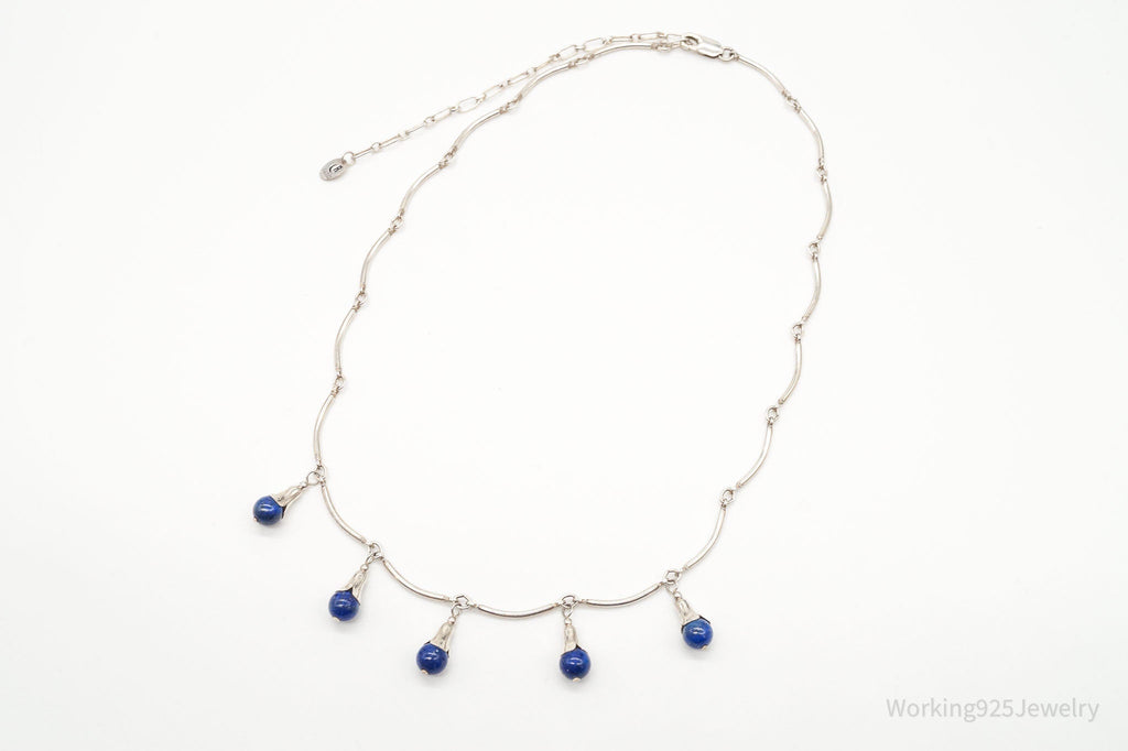 VTG Southwestern Carolyn Pollack Relios Lapis Lazuli Sterling Silver Necklace | Jewelry > Necklaces | Wiccan Center