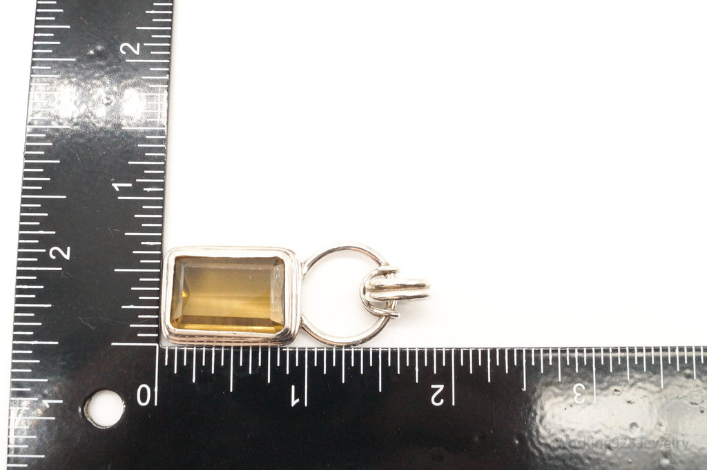 Vintage Large Smoky Topaz Sterling Silver Pendant | Jewelry > Necklaces > Pendants | Wiccan Center