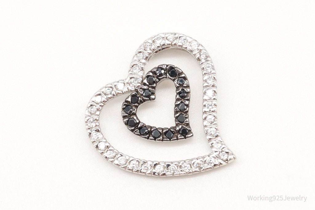 Designer Ross Simons Cubic Zirconia Black Onyx Sterling Silver Pendant | Jewelry > Necklaces > Pendants | Wiccan Center
