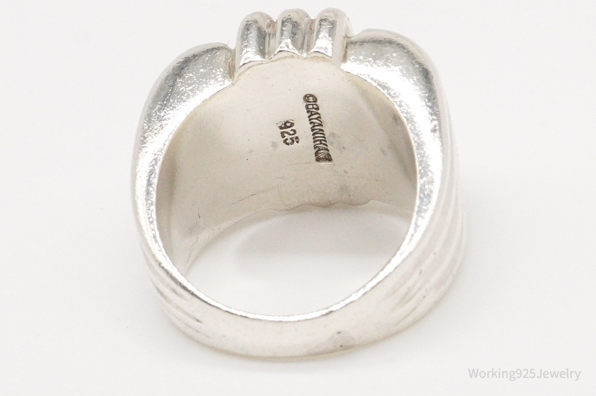 Vintage Rare Bayanihan Modernist Sterling Silver Ring - Size 6.25 | Jewelry > Rings | Wiccan Center