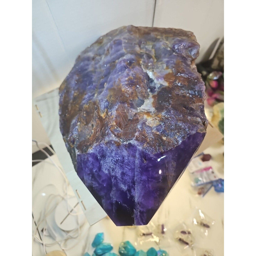 Large Natural Amethyst Geode Cluster — 36.3 lbs, Brazil | CrystalCloud Company | Geodes & Clusters | Wiccan Center