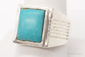 Vintage Blue Turquoise Sterling Silver Ring - Size 9.25 | Jewelry > Rings | Wiccan Center
