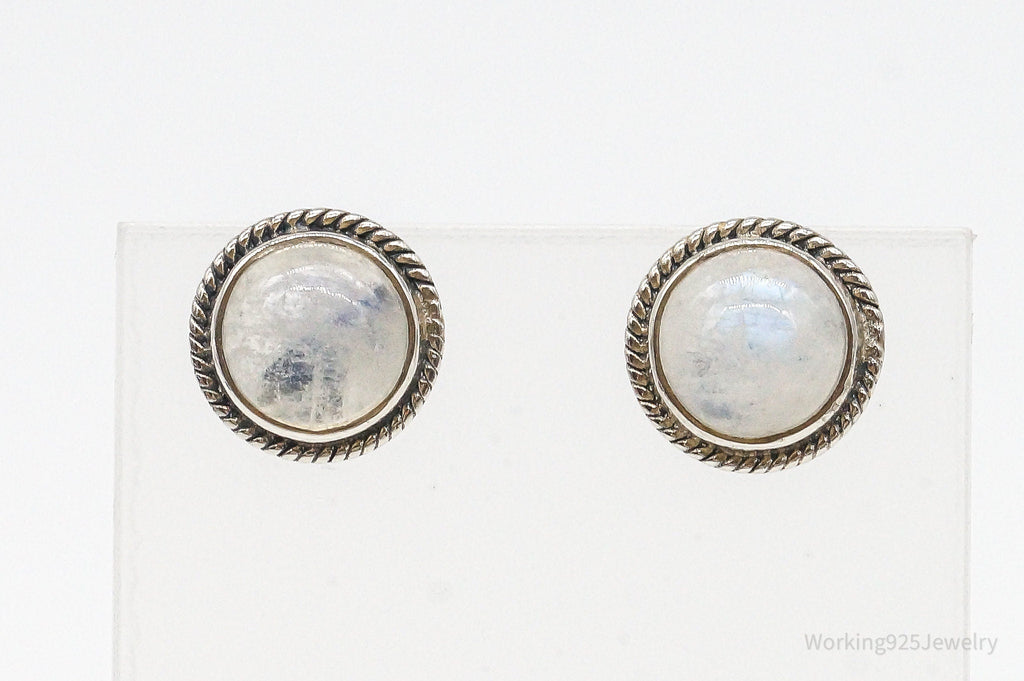 Vintage Moonstone Sterling Silver Earrings | Jewelry > Earrings | Wiccan Center