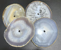 Large Natural Color Agate Slice Clock Faces (6-7 Inches)(1 CM Drilled Hole) | Home & Living > Home Decor > Home Accents > Rocks & Geodes | Wiccan Center