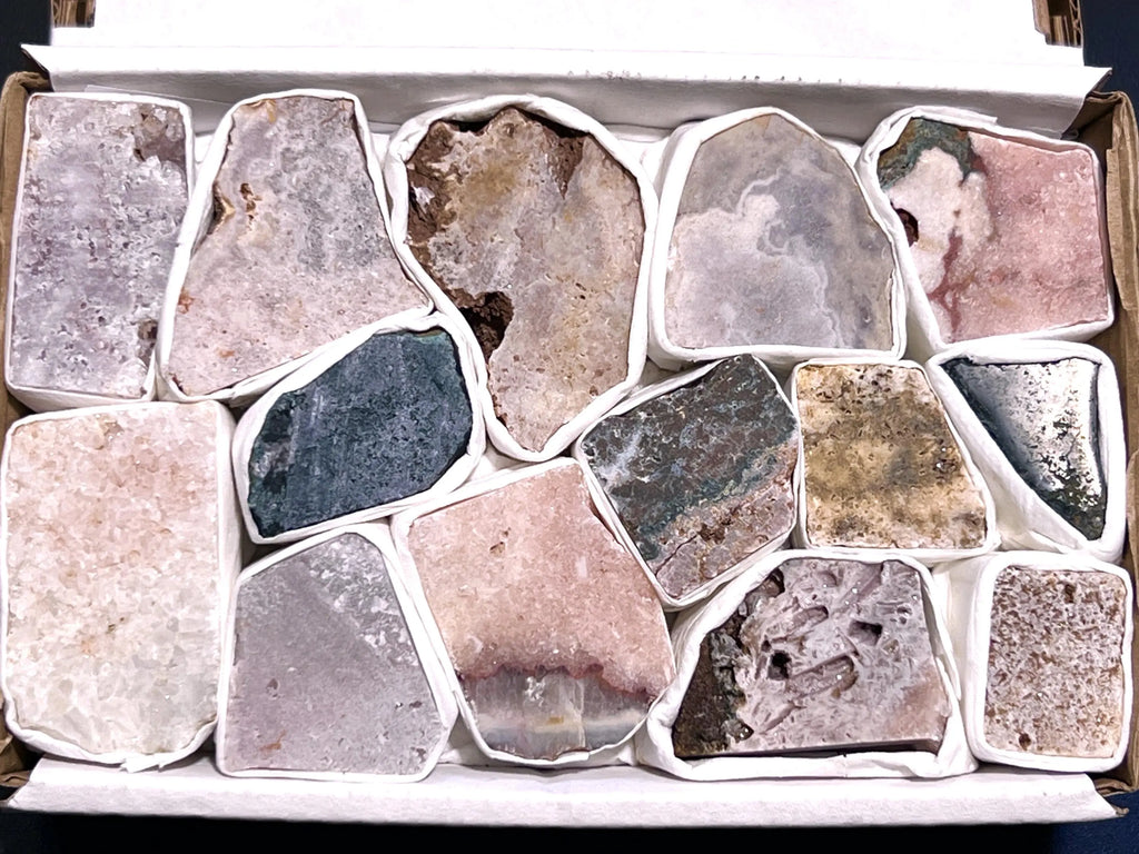 Pink Amethyst Rough Crystals (Avg 2 LBs) Small Box Flat Bulk Wholesale Lot Raw Stones | Home & Living > Home Decor > Home Accents > Rocks & Geodes | Wiccan Center