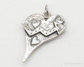 Vintage Artsy Heart Sterling Silver Pendant | Jewelry > Necklaces > Pendants | Wiccan Center