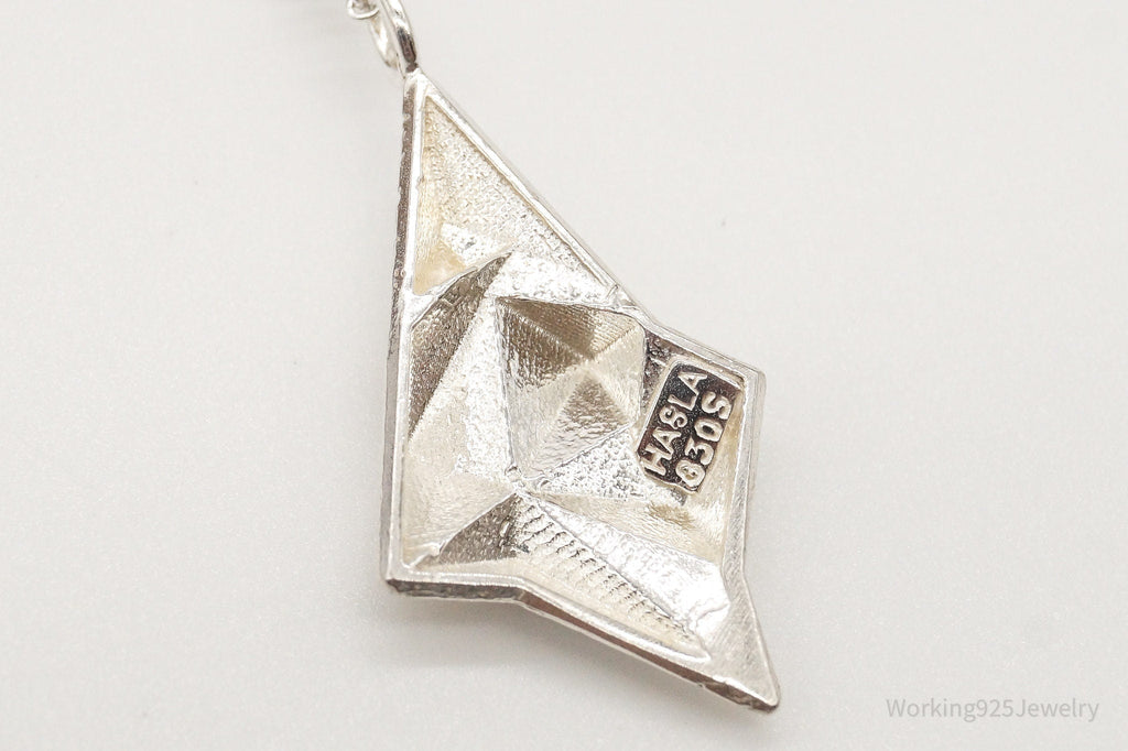 Vintage Modernist 830S Pendant - Sterling Silver Necklace Chain | Jewelry > Necklaces > Pendants | Wiccan Center