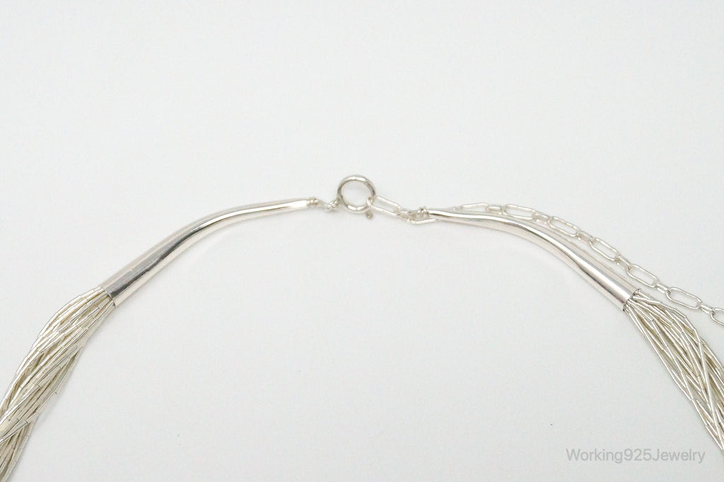 Vintage Native American Running Bear Shop Sterling Silver Bead Necklace | Jewelry > Necklaces > Pendants | Wiccan Center