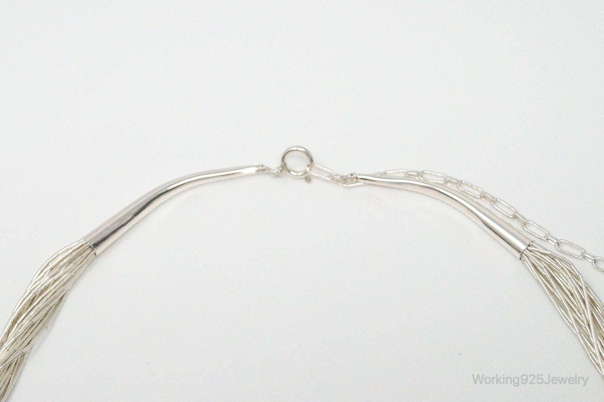 Vintage Native American Running Bear Shop Sterling Silver Bead Necklace | Jewelry > Necklaces > Pendants | Wiccan Center