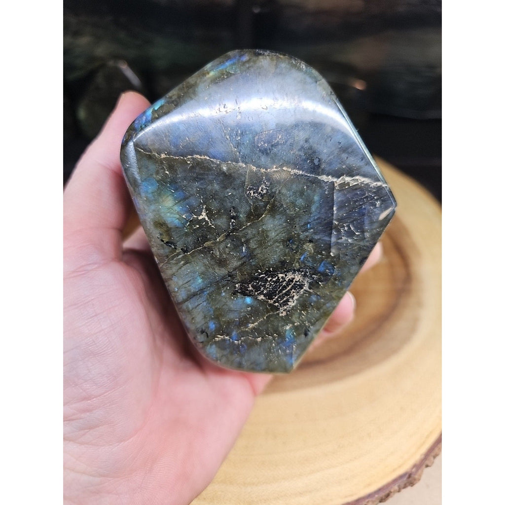 1.29lb Natural Rainbow Labradorite Crystal Gem Spectrolite Stone | Mineral Specimens | Wiccan Center