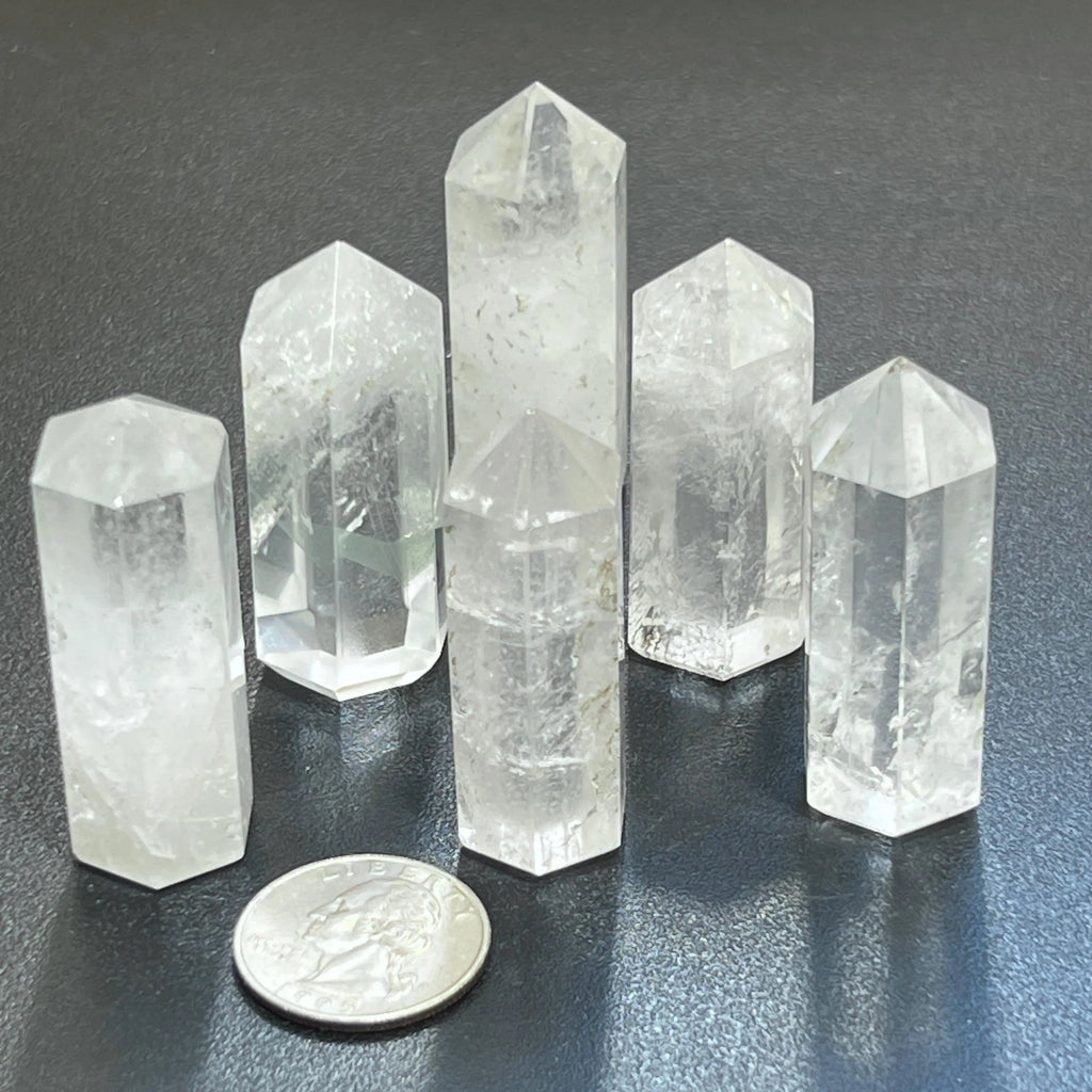 Clear Quartz Crystal Point Tower Obelisk Carving Wholesale | Home & Living > Home Decor > Home Accents > Rocks & Geodes | Wiccan Center