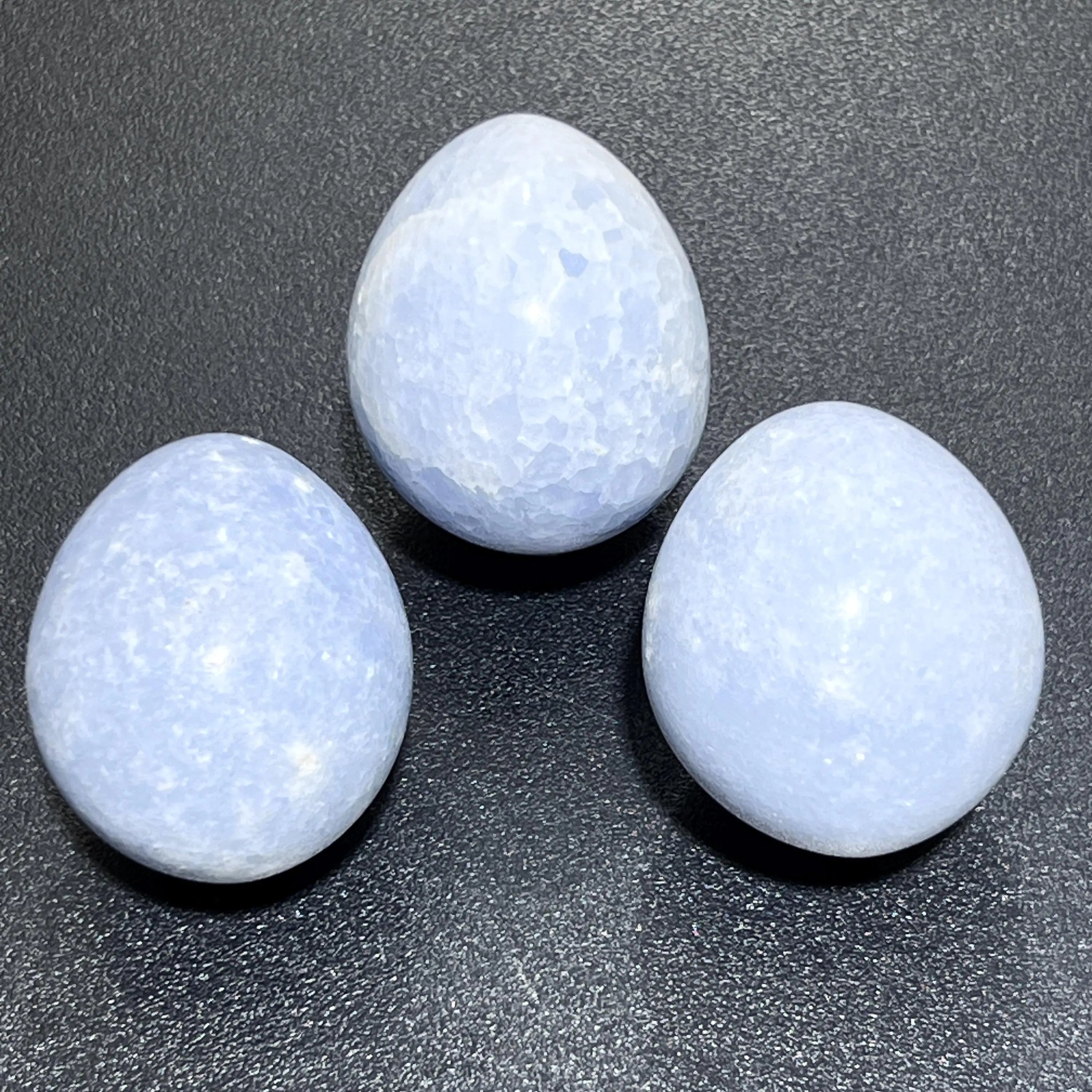 Blue Celestite Crystal Egg Polished Carving Wholesale Gemstone Decor Supply | Home & Living > Home Decor > Home Accents > Rocks & Geodes | Wiccan Center