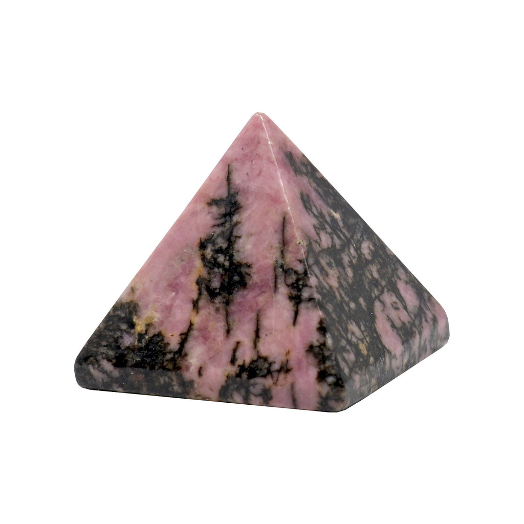 Rhodonite Pyramid 1" | Crystals & Minerals > Figurines | Wiccan Center